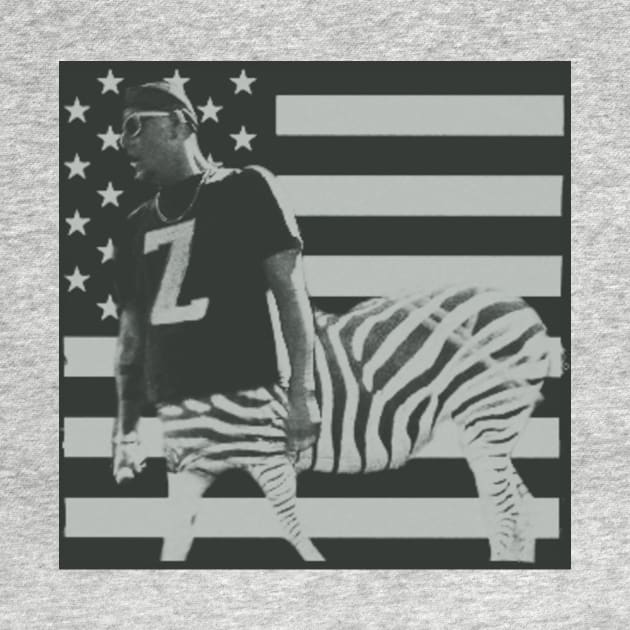 Zebra in America Z-Shirt by zillazdoogin